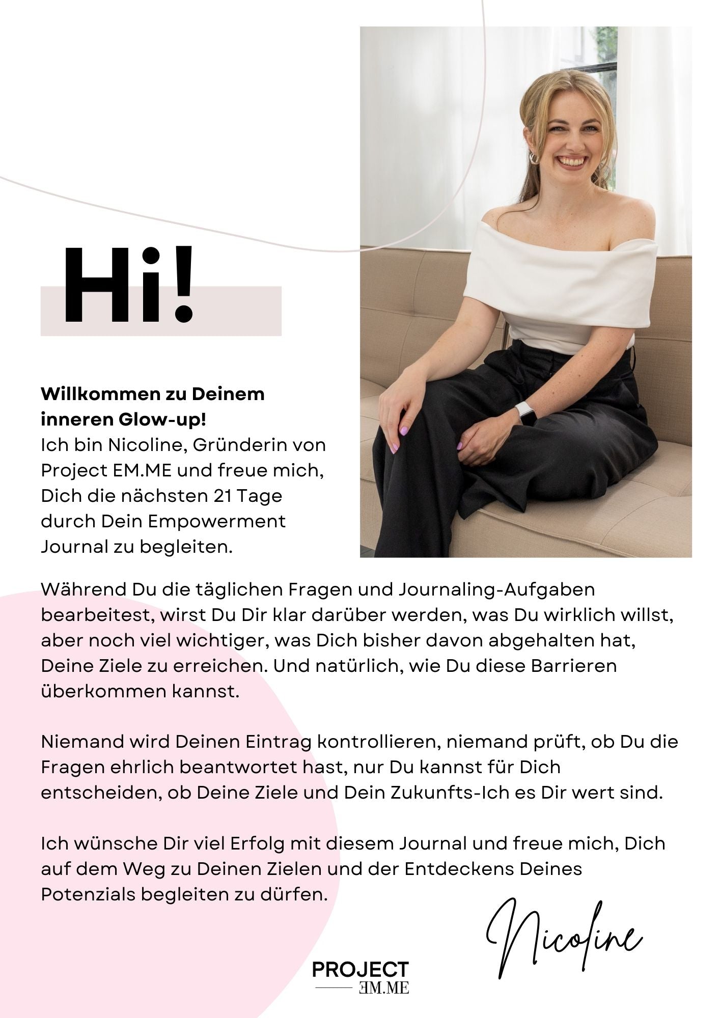 Empowerment Journal für Dein inneres Glow-up