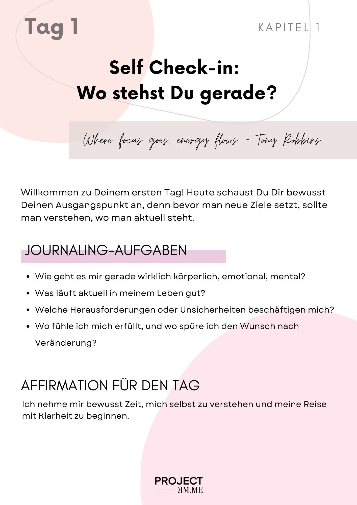 Empowerment Journal für Dein inneres Glow-up